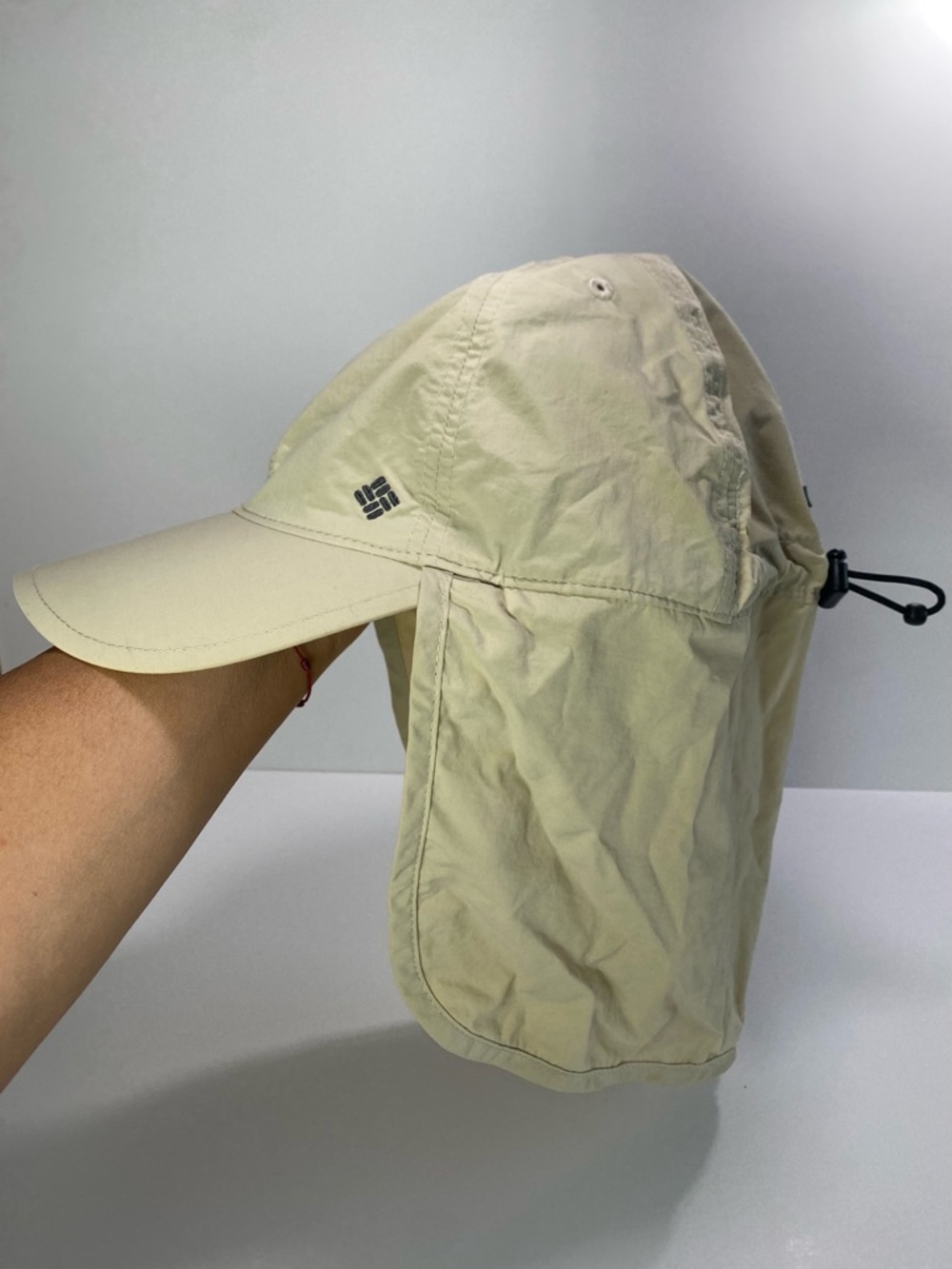 Columbia Omni-Shade Unisex Sun Hat with Neck Flap - Light Beige